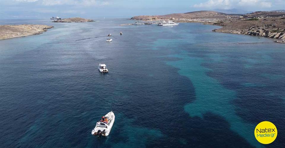 Εξόρμηση από τον ΟΜΙΛΟ ΦΟΥΣΚΩΤΩΝ ΚΑΙ ΤΑΧΥΠΛΟΩΝ ΣΚΑΦΩΝ ΣΥΡΟΥ.